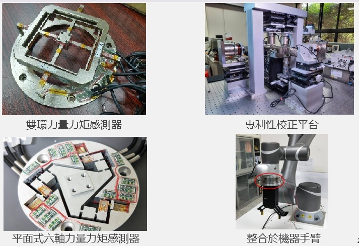 六軸力量力矩感測器與校正技術圖片
